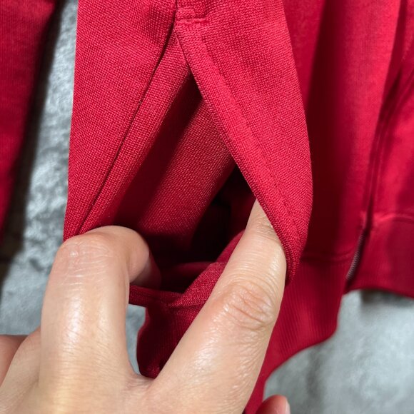 Roots Kids Sweater Youth X-Large Red Full Zip Maple Leaf Canada Pockets Jacket - Picture 5 of 10